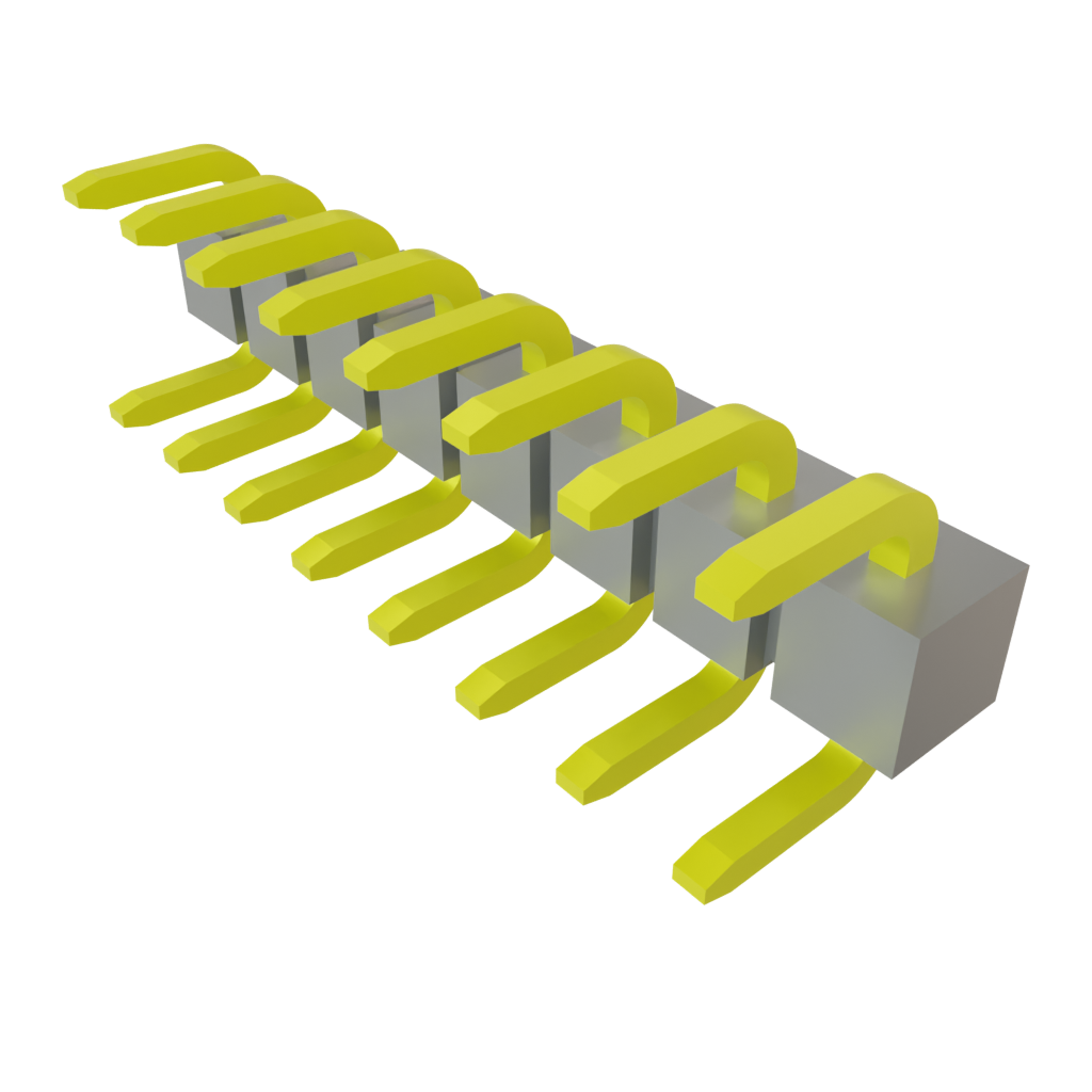 Samtec-BTSW-108-01-T-S Cavalier et shunt de raccordement Conn Jumper M 8 POS 2.54mm Solder ST Thru-Hole Tube
