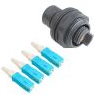 Bulgin Components PLC-PXEB5413B002 Assemblaggio cavi in fibra ottica Cable Assembly Fiber Cable 2m Circular Fiber to 4(SC) 4 to 4 POS PL-PL