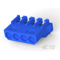 TE Connectivity-794036-4 Connector Headers and PCB Receptacles Conn MATE-N-LOK Connector PL 4 POS 5.08mm IDT RA Cable Mount Bag