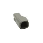 Conn Rectangular PIN 2 POS Crimp ST Cable Mount