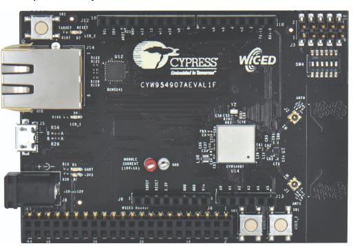 Infineon Technologies AG-CYW954907AEVAL1F Cartes et kits de développement de systèmes intégrés CYW54907 Application Processor and SOC Evaluation Kit Linux/Mac OS/Win