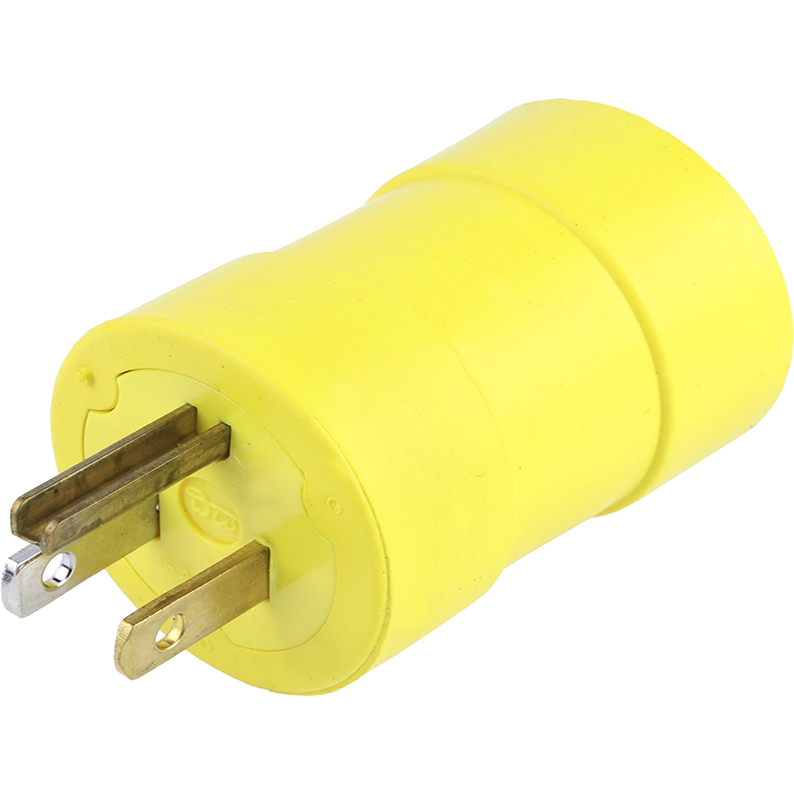 Molex-1708 Embases de raccordement et réceptacles PCB Safeway Adapter Non-NEMA Receptacle - Female End, 15A/125V, NEMA 5-15 Plug