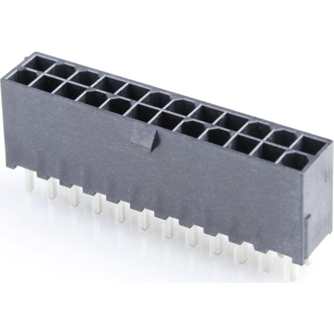 Molex-462071024 Steckverbinderleisten und Leiterplattenbuchsen Conn Wire to Board HDR 24 POS 4.2mm Solder ST Thru-Hole Tray