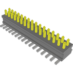 Conn Unshrouded Header HDR 32 POS 1.27mm Solder ST Top Entry SMD TIGER CLAW™ Tube