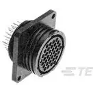 TE Connectivity-2-208224-1 Connecteur circulaire Conn Circular SKT 37 POS Solder ST Thru-Hole 37 Terminal 1 Port Tray