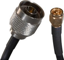 Cinch Connectivity Solutions-415-0059-MM500 Cable Assembly Coaxial SMA Straight Plug to N Straight Plug Cable Assembly, RG58