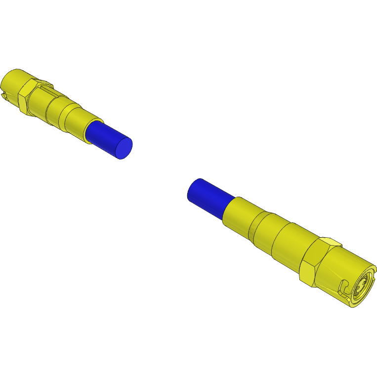 Samtec-C28S-12.00-SPS8-SPS8 Cable Assembly Coaxial Cable Assembly Twinax 0.304m 28AWG Twinax to Twinax PL-PL Bag