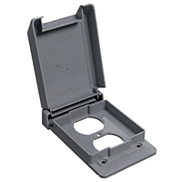 Thomas & Betts-E98GDRNL 电缆配件 Cable Accessories For 1-gang weatherproof Vertical Mount Duplex Receptacle Box Cover