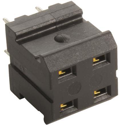HARTING-02529041201 Steckverbinderleisten und Leiterplattenbuchsen Conn Socket Strip F 4Power POS 5.08mm Solder ST Top Entry Thru-Hole
