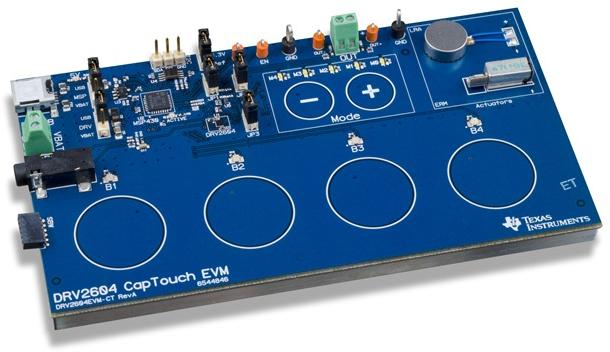 Texas Instruments-DRV2604EVM-CT Energiemanagement, Entwicklungsplatinen und -kits DRV2604 Specialized Power IC and Module Evaluation Board