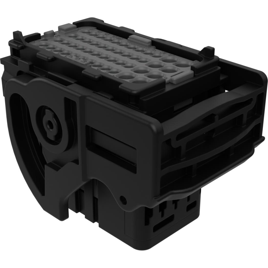 Molex-0643203311 Connector Discrete Wire Housing Conn Housing RCP 48 POS 2.54mm/3.7mm Crimp ST Cable Mount Black Carton