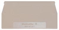 Weidmuller-1068300000 Steckverbinderzubehör Connector Accessories End Plate Straight Polyamide Beige