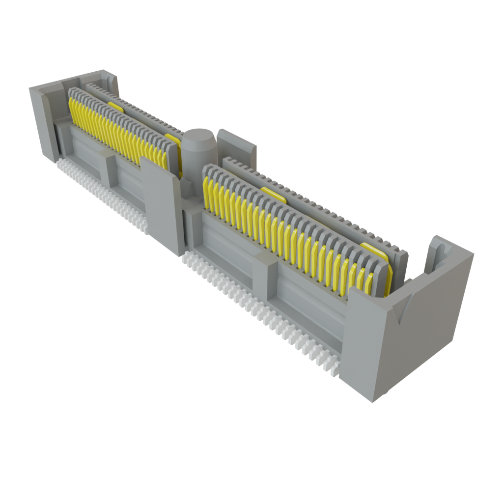 Samtec-QMS-052-06.75-L-D-A 连接器插头及 PCB 插座 Conn Micro High Speed Terminal Strip HDR 104 POS 0.635mm Solder ST Top Entry SMD Q2™ Tray