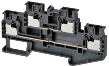 Omron-XW5T-P4.0-1.1-2 Steckverbinder, Klemmenblöcke Conn Feed-Through Terminal Block F 4 POS Screw DIN Rail 28A