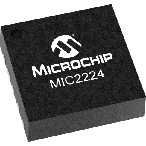 Microchip Technology-MIC2224YML-TR Convertisseur CC en CC et puce de régulateur de commutation Conv DC-DC 2.7V to 5.5V Synchronous Step Down Single-Out 0V to 5.5V 0.6A 10-Pin DFN EP T/R
