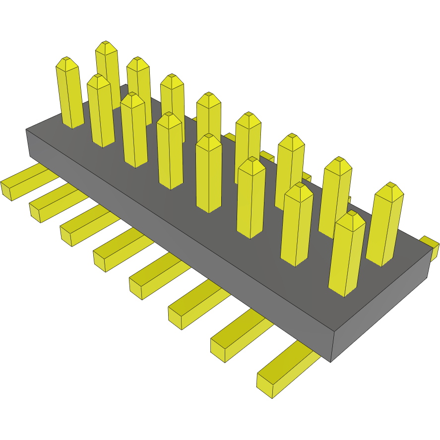 Samtec-FTS-108-02-H-DV Steckverbinderleisten und Leiterplattenbuchsen Conn Unshrouded Header HDR 16 POS 1.27mm Solder ST Top Entry SMD Tube