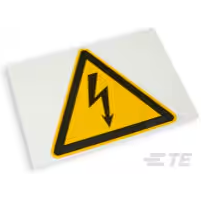 TE Connectivity-ESSW1-025 Etiquetas Labels Self Laminating Label Vinyl Semi-Gloss Yellow 25x0.07mm