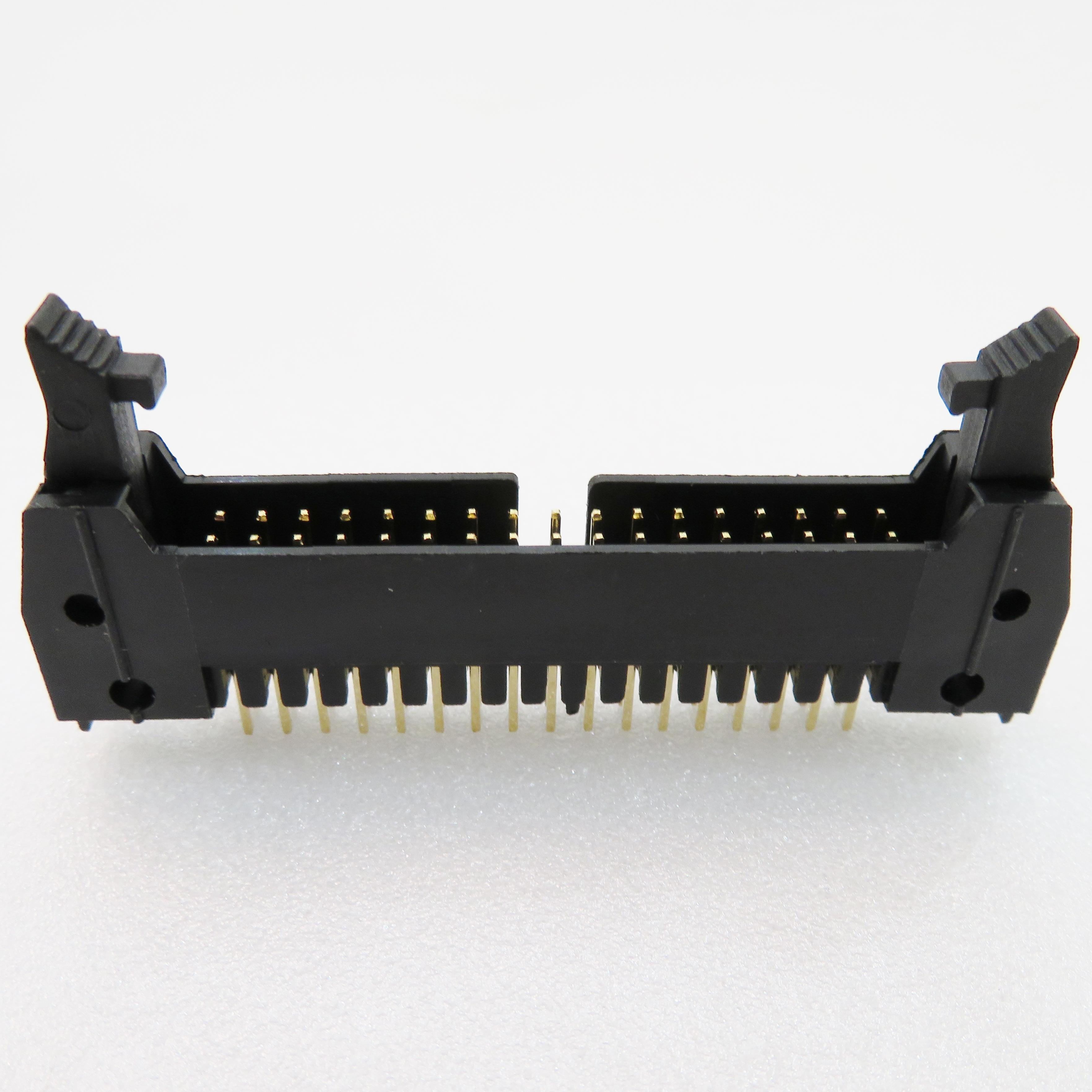 ADAM TECH-MHR-34-VUAL Piastre connettori e prese PCB Conn Ejector Header HDR 34 POS 2.54mm Solder ST Top Entry Thru-Hole Tray