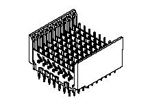 Molex-0740602501 Steckverbinder, Mutterplatine Conn VHDM HDR 200 POS 1mm Press Fit ST Thru-Hole VHDM® Tube