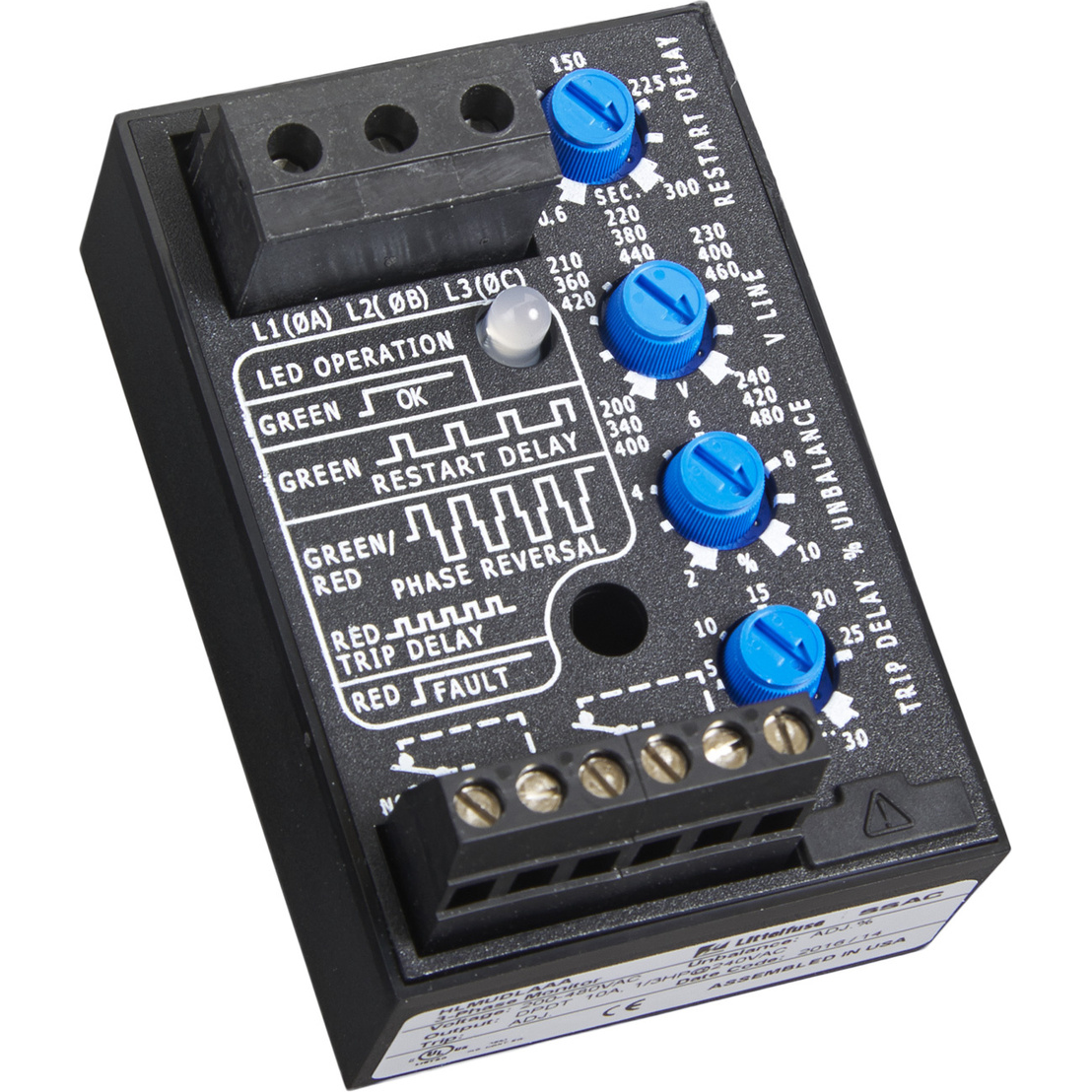 Littelfuse-HLMUDLAAA Relè elettromeccanico Protection Relays Voltage Monitoring Relays