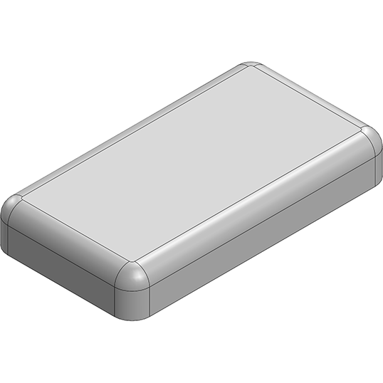 Masach Tech-MS193-10S-NS null 19.3 x 10.5 x 3mm One-piece Drawn-Seamless RF Shield/EMI Shield (Nickel-Silver)