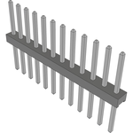 Conn Unshrouded Header HDR 12 POS 2mm Solder ST Thru-Hole Bulk