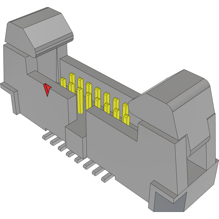 Samtec-EHF-108-01-F-D-SM-16 Steckverbinderleisten und Leiterplattenbuchsen Conn Ejector Header HDR 16 POS 1.27mm Solder ST SMD Tube