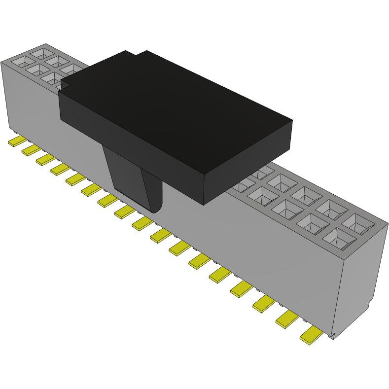Samtec-SFMC-117-02-L-D-P-TR Piastre connettori e prese PCB Conn Socket Strip SKT 34 POS 1.27mm Solder ST Top Entry SMD T/R