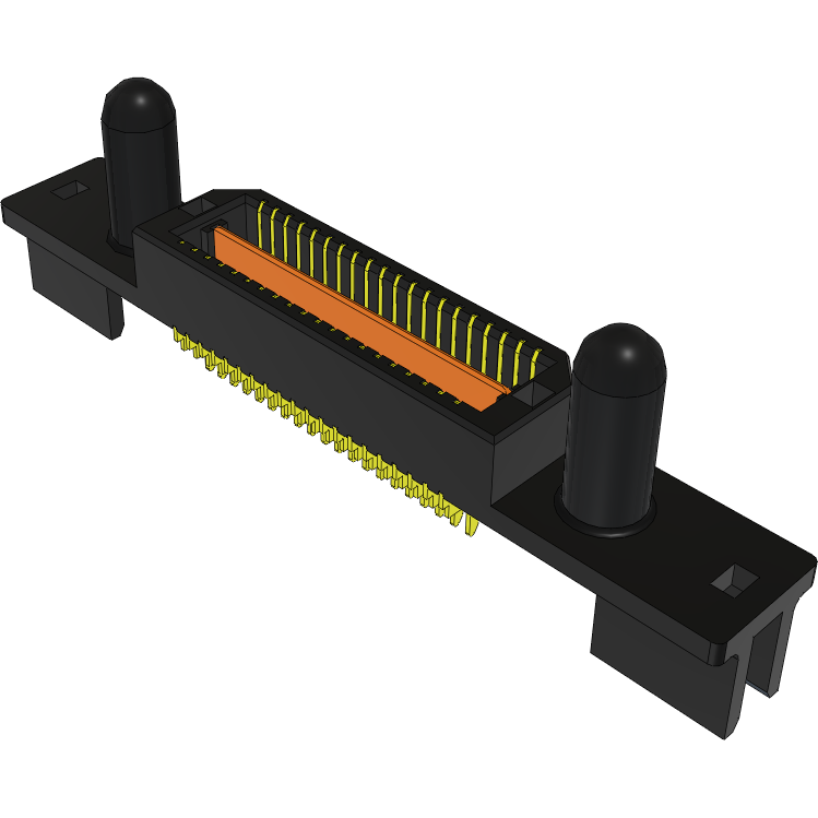 Samtec-QTE-020-01-L-D-EM2-GP Steckverbinderleisten und Leiterplattenbuchsen Conn Micro High Speed Terminal Strip HDR 40 POS 0.8mm Solder ST Edge Mount Tray