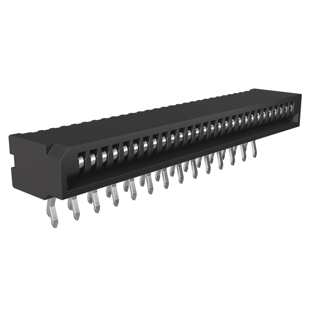 Amphenol Communications Solutions-HLW28R-2C7LF Connector FFC-FPC 1.00mm Flex Connectors, HLW-R series, 28 Position, Side Entry Non-ZIF Connector, 1mm (0.039inch) Pitch, Kinked Terminal