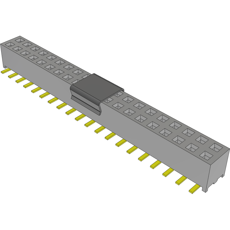 Samtec-MMS-120-02-L-DV-M Steckverbinderleisten und Leiterplattenbuchsen Conn Socket Strip SKT 40 POS 2mm Solder ST Top Entry SMD Tube
