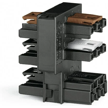 WAGO-770-638 Steckverbinder, Klemmenblöcke Distribution Connector for switches, Single-Pole and throttle two-Way circuit, 3-Pole, Cod. A/S, 1 input, 5 outputs