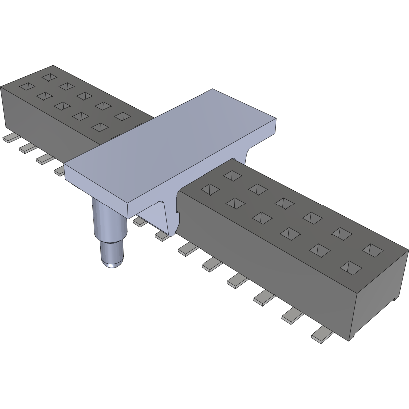 Samtec-CLP-115-02-F-D-PA Steckverbinderleisten und Leiterplattenbuchsen Conn Socket Strip SKT 30 POS 1.27mm Solder ST Top Entry SMD TIGER CLAW™ Tray