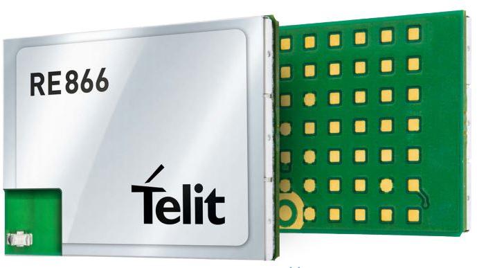 Telit-RE866A1-EU Combo Wireless Module BT+LoRa+NFC Module 863MHz to 870MHz 49-Pin LGA Module