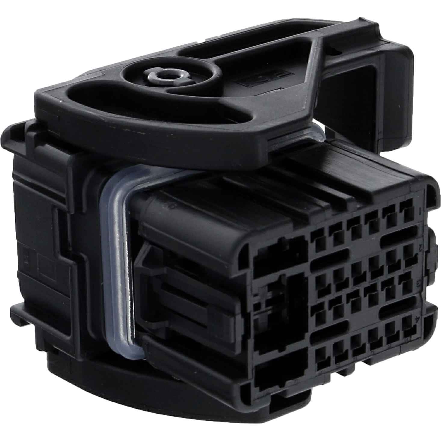Delphi-13741940 Gaine de câblage de raccordement discret Conn Housing F 32 POS Crimp ST Cable Mount Black