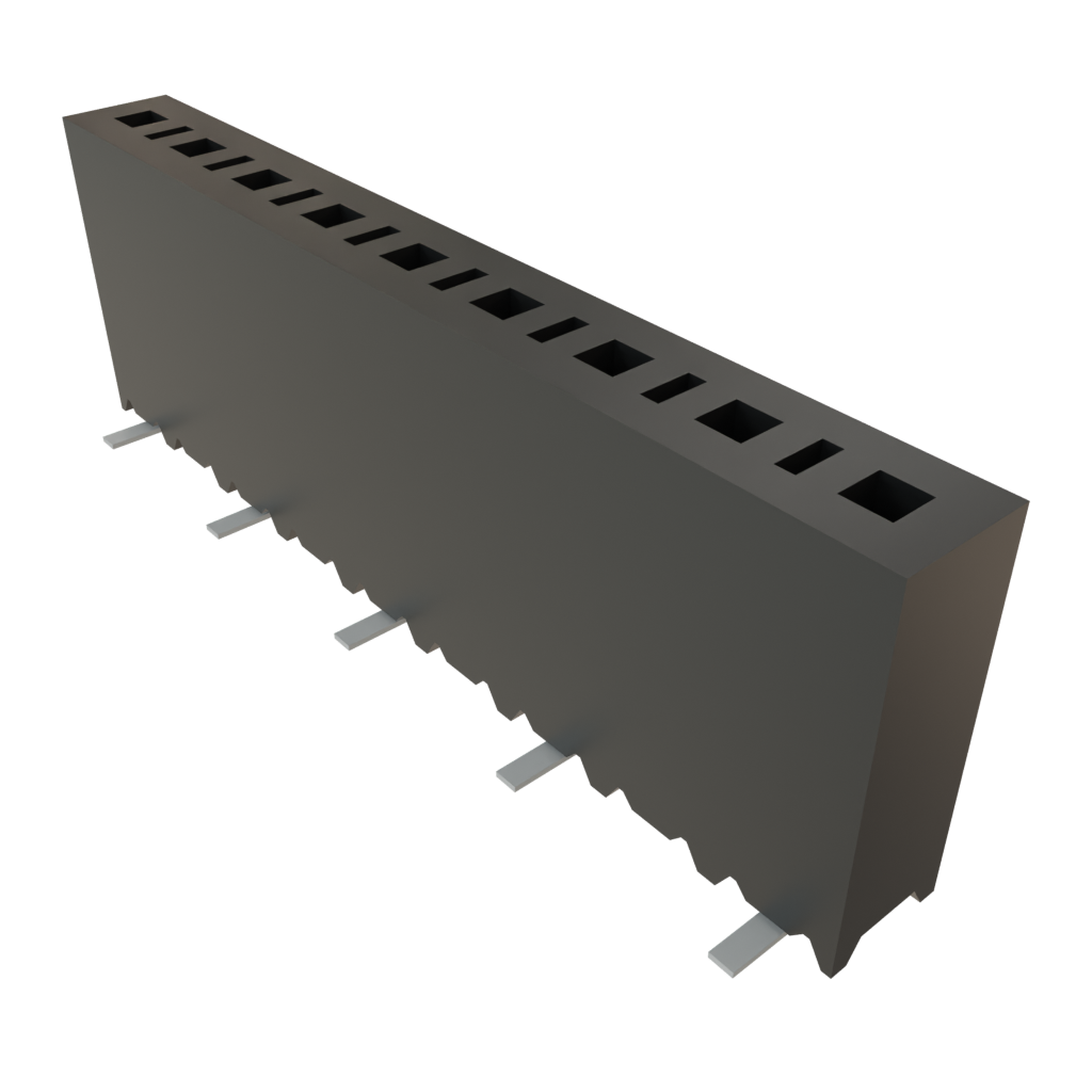 Samtec-SSM-109-L-SV-TR Connector Headers and PCB Receptacles Conn Socket Strip SKT 9 POS 2.54mm Solder ST Top Entry SMD T/R