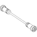 Cable Assembly Circular UL 20233 5m 16AWG Circular to Circular 5 to 5 POS F-M Mini-Change