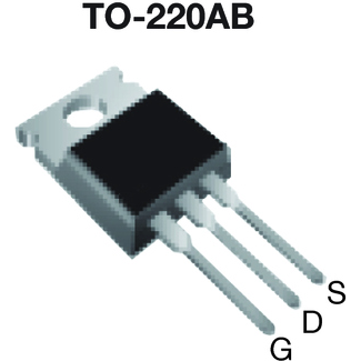 Vishay-IRFBG20PBF MOSFETs Trans MOSFET N-CH 1KV 1.4A 3-Pin(3+Tab) TO-220AB