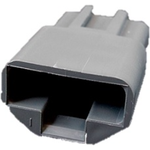 Conn Housing M 2 POS Crimp ST Cable Mount Medium Gray