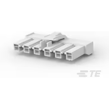 TE Connectivity-6-178842-1 Einzeladersteckverbinder, Gehäuse Conn Housing PL 6 POS 6.2mm Crimp ST Cable Mount Natural Bag