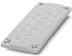 PHOENIX CONTACT-1422348 Accessoires de câble Cable Accessories Cable Feed Through Plate Thermoplastic Elastomer Light Gray Galvanized