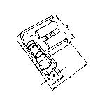 Quick Disconnect Terminal 14-16AWG Brass Blue F 16mm Tin InsulKrimp™ Bag