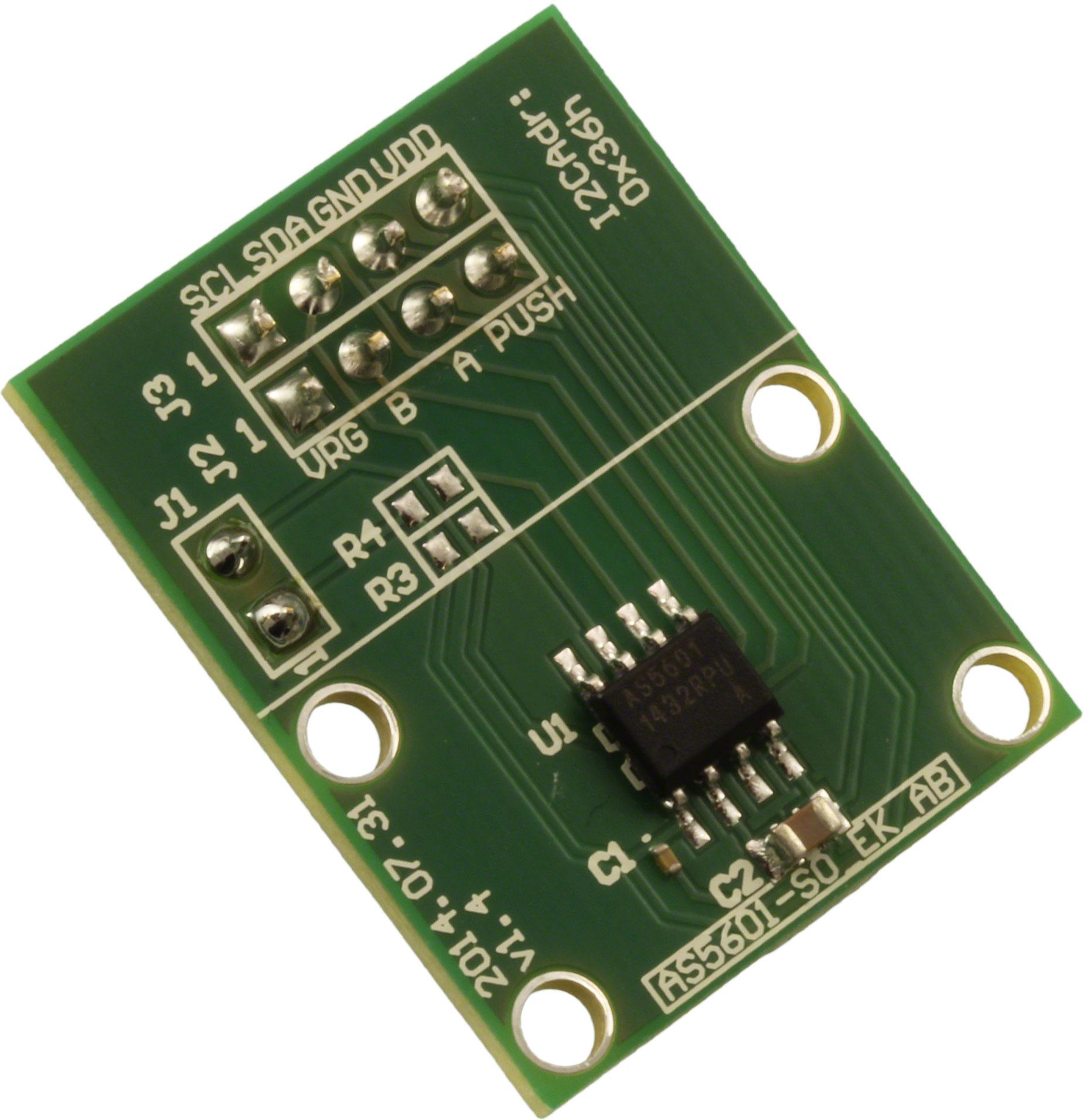 ams OSRAM-AS5601-SO_EK_ST Sensor Development Boards and Kits AS5601 Angular and Linear Position Sensor Evaluation Kit