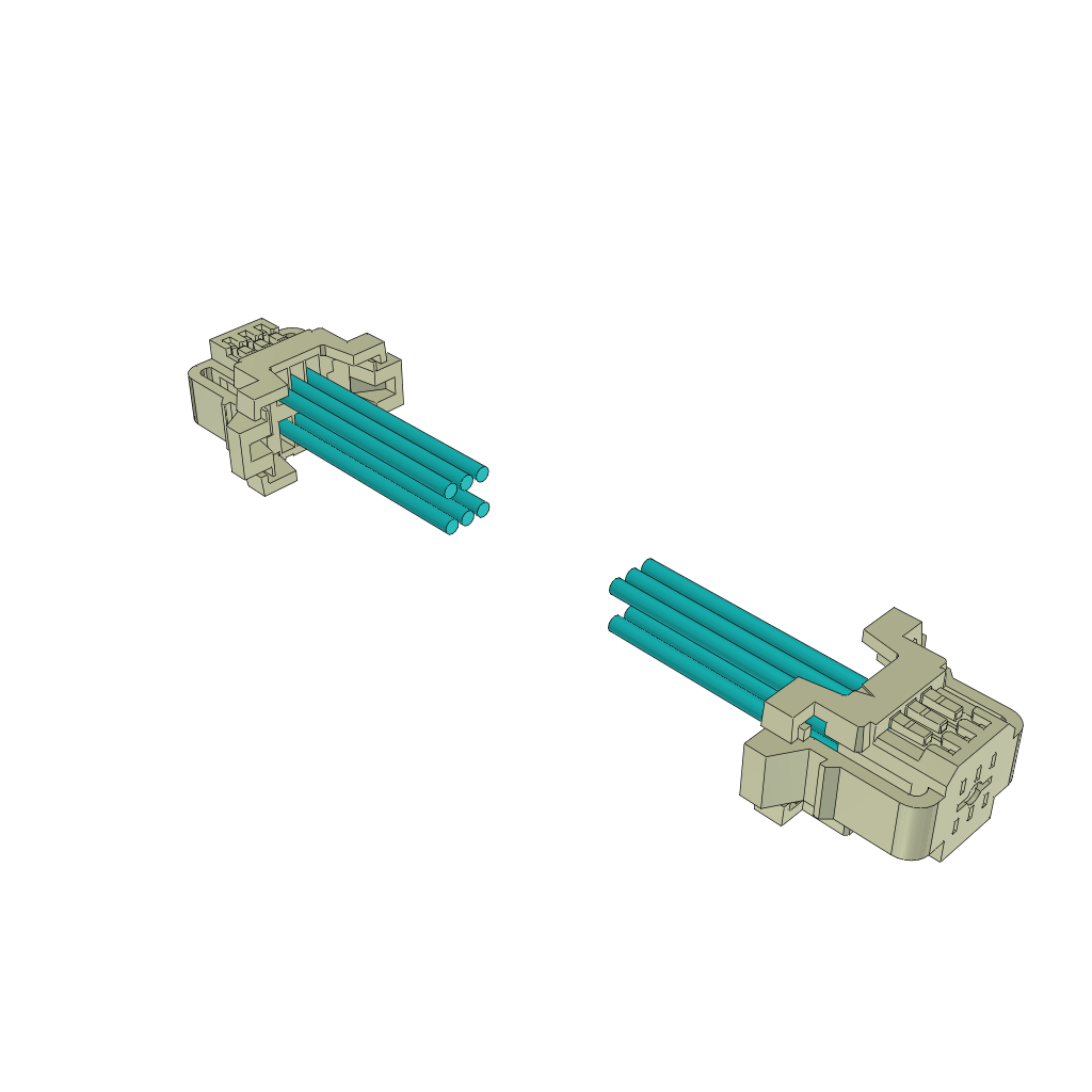 Samtec-S1SDT-03-28-GF-09.00-L1 Andere Kabelbaugruppen Cable Assembly Discrete Wire 0.228m 28AWG Wire to Board to Wire to Board 6 to 6 POS F-F Crimp-Crimp Bag