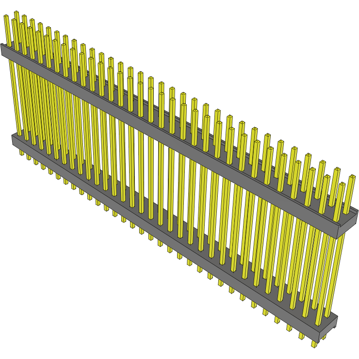 Samtec-DW-32-19-T-D-970 Steckverbinderleisten und Leiterplattenbuchsen Conn Board Stacker HDR 64 POS 2.54mm Solder ST Top Entry Thru-Hole Bulk