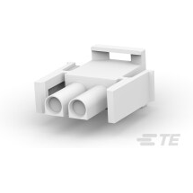 TE Connectivity-1586702-1 Connector Discrete Wire Housing Conn Housing PL 2 POS 6.35mm Crimp ST Cable Mount Natural Package