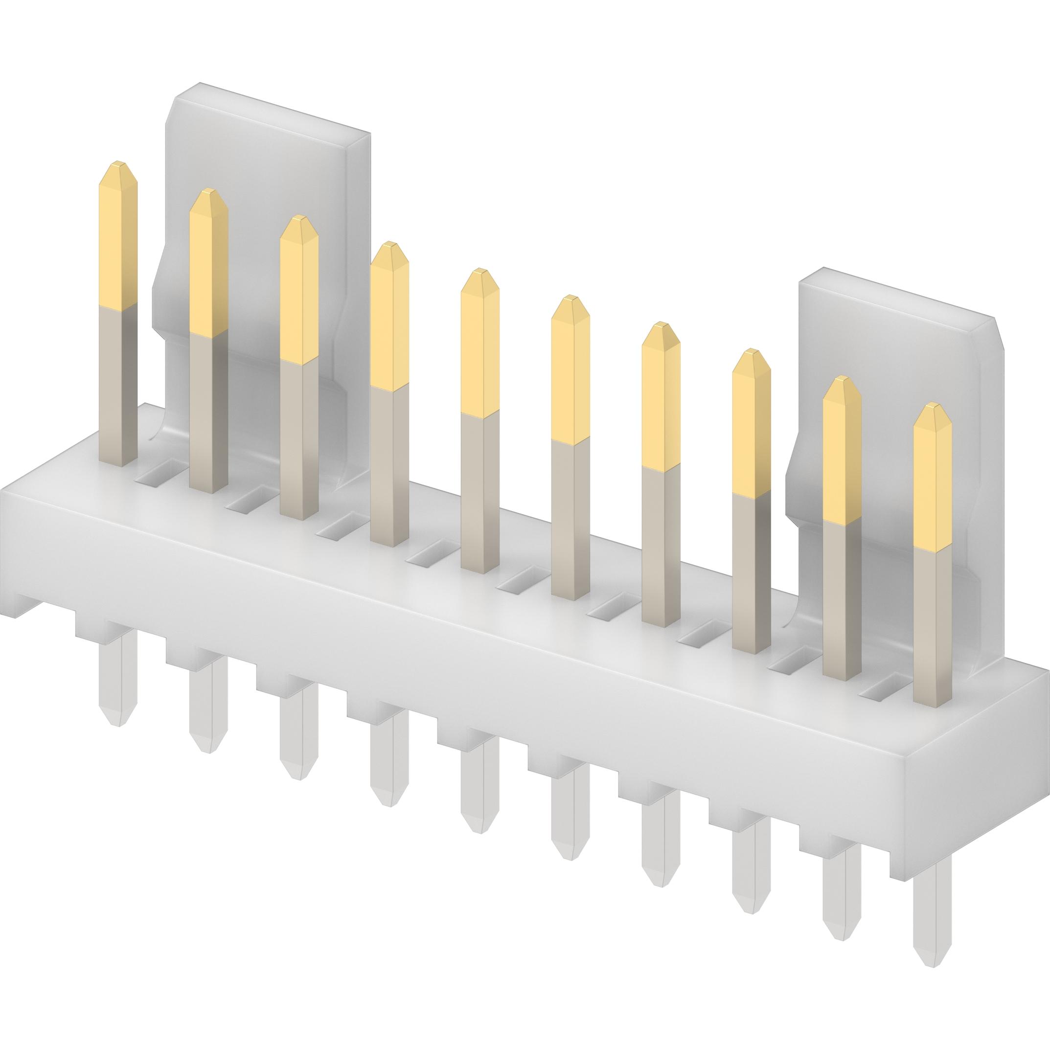 Molex-22292101 Steckverbinderleisten und Leiterplattenbuchsen Conn Wire to Board HDR 10 POS 2.54mm Solder ST Top Entry Thru-Hole KK Bag