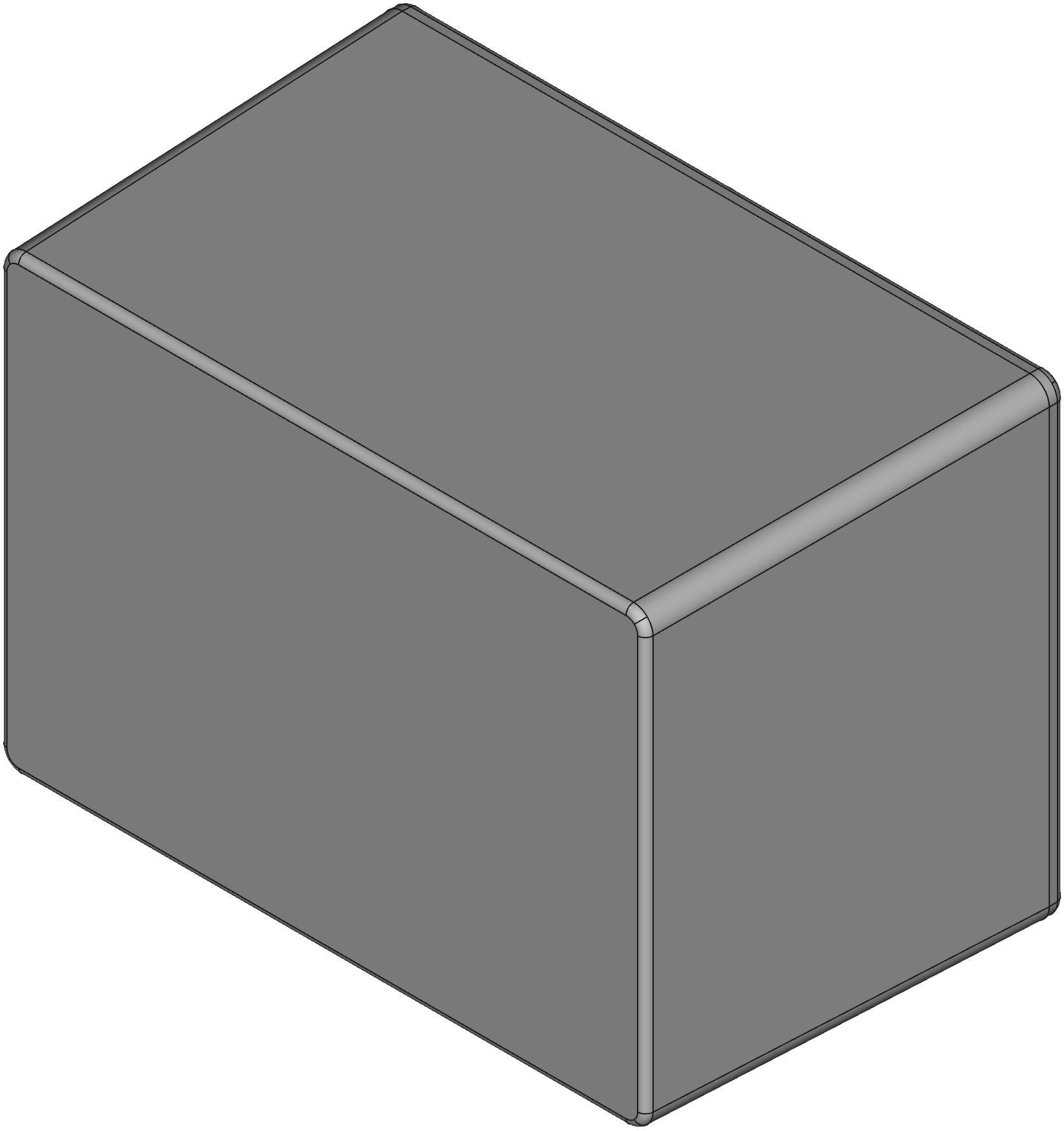 Hammond Manufacturing-1550WFBK Black Die Cast Aluminum Flange Mount Watertight Enclosure