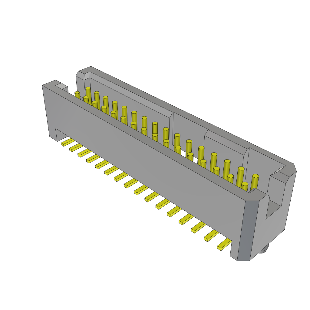 Samtec-TFML-116-02-S-D-A Steckverbinderleisten und Leiterplattenbuchsen Conn Shrouded Header HDR 32 POS 1.27mm Solder ST Top Entry SMD Tube