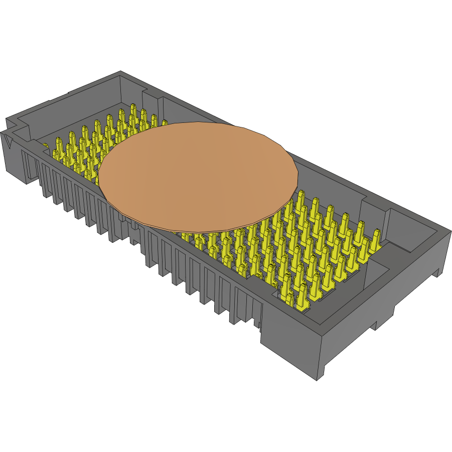 Samtec-LPAM-20-01.0-L-08-2-K-TR Steckverbinderleisten und Leiterplattenbuchsen Conn Open Pin Field Array M 160 POS 1.27mm Solder ST Top Entry SMD T/R